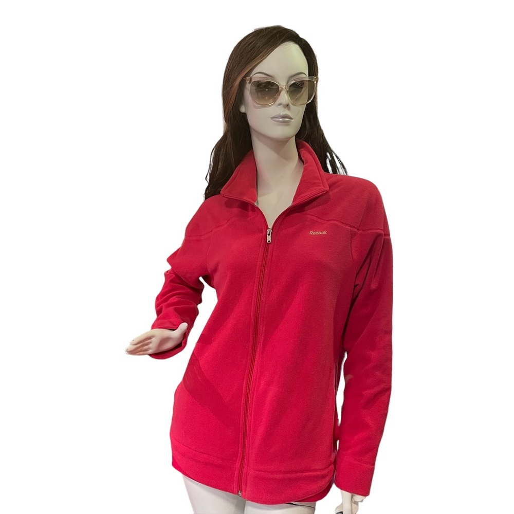 REEBOK HOT PINK Women’s Zipper Front Jacket Size L